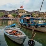 A boat on the river in Hoi An